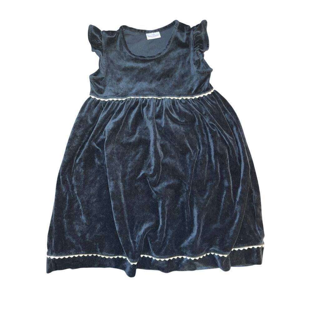 HANNA ANDERSSON black velvet dress size 10